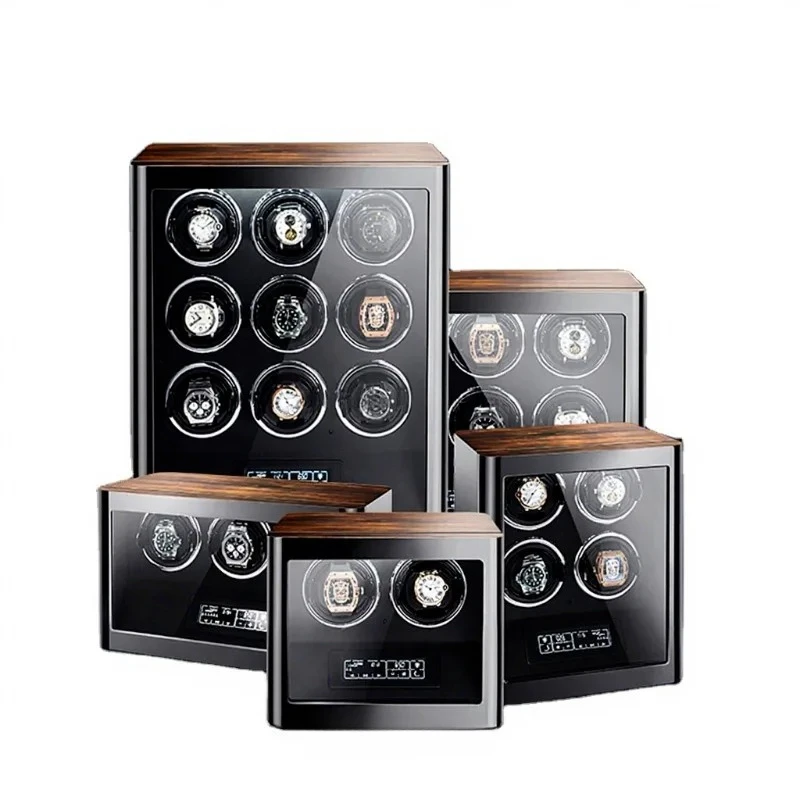 Luxury Watch Automatic Watch Winder Touch Screen + Remote Control Key to Unlock the Watch Case Storage Box