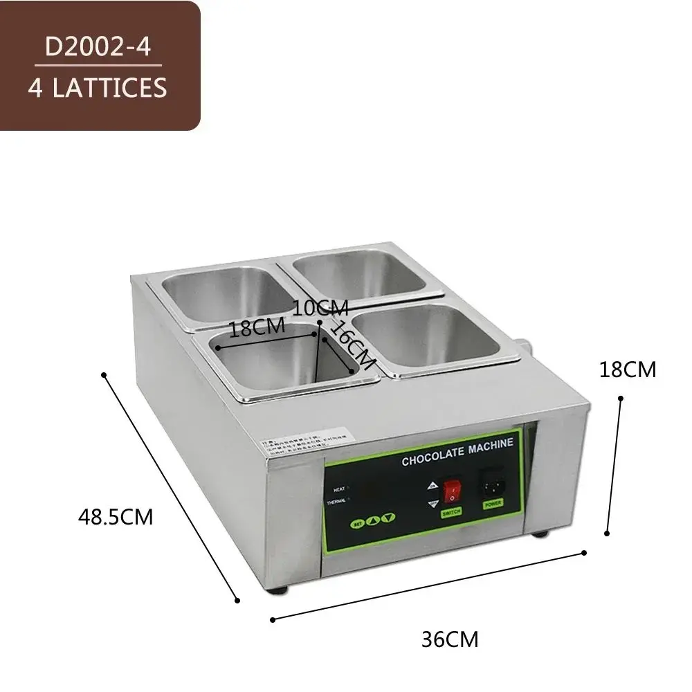 

Коммерческая машина для плавления шоколада D2002 для изоляционного плавильного масла, шоколадного масла