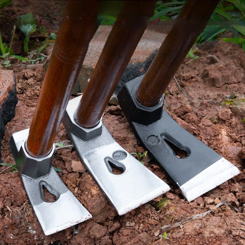 Dual Use Hoe Nail Ice Hammer Chisel Pout Carpenter's Tool Earth Digging Pick Grass Hoeing Outdoor Planting