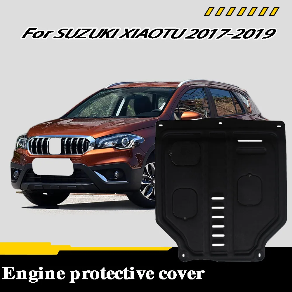 اكسسوارات السيارات تحت محرك الحرس قطعة من نسيج مجلس سبلاش درع الطين الحاجز لوحة لوحة لسوزوكي XIAOTU 2017-2019 1.4T 1.6L #2