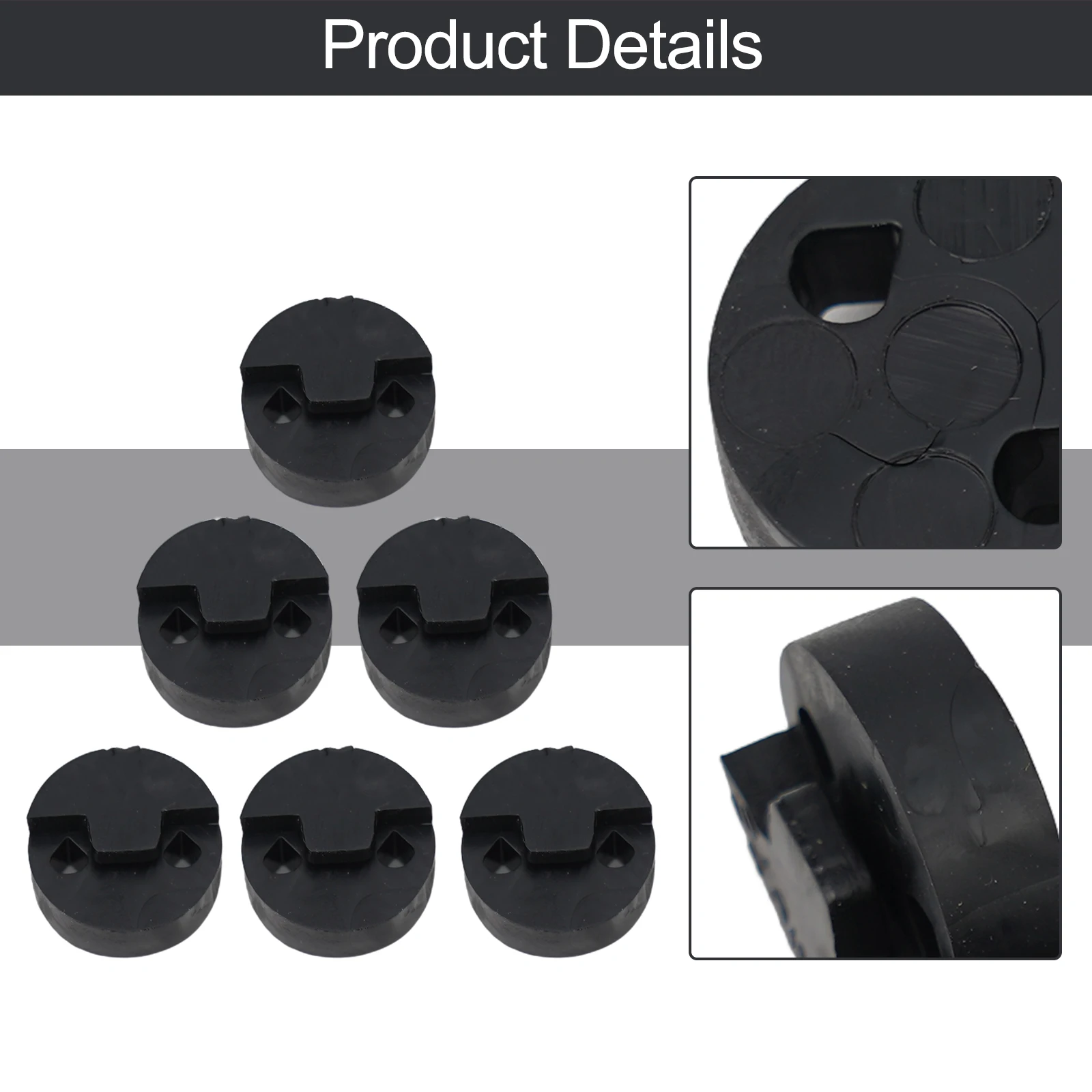 Acoustic Violin Mute Professional Violin Mute 20 X 20mm Sleek Black Color High-quality Rubber Effective Sound Weakening