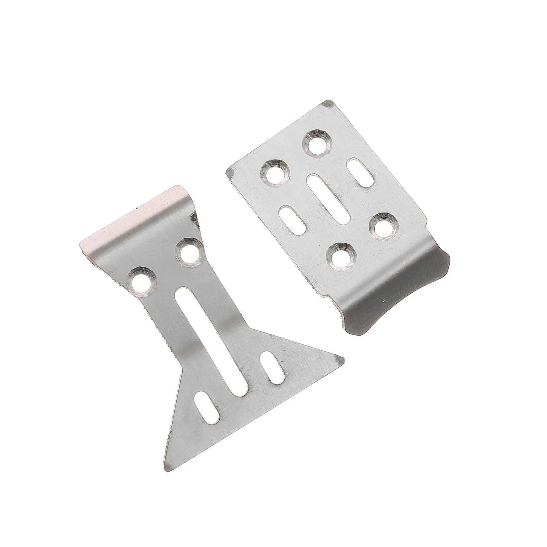 Plaque antidérapante de Protection d'armure de châssis en acier inoxydable en métal pour LOSI 1/24 Micro-B Buggy, pièces de mise à niveau, accessoires