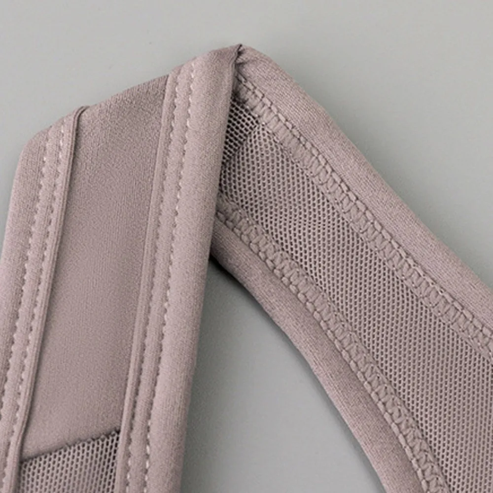 

Укороченный топ для фитнеса с фиксированной подушечкой, спортивный бюстгальтер, тонкое нижнее белье для йоги с красивой спиной, антипровисающее дышащее тренировочное фитнес-бюстгальтер для бега