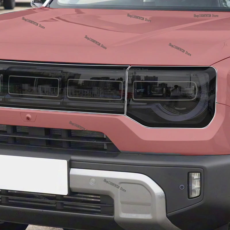 

Защитная пленка из специального прозрачного ТПУ для фар BAIC BJ30 (2024-2025), наклейка на автомобиль, защита от царапин