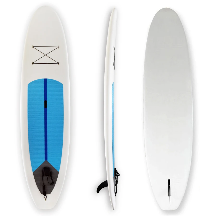 Custom Durable Plastic Stand Paddle Board Ocean Waters No- Inflate PU Foam Blow Molded HDPE Attractive Price Surfboard