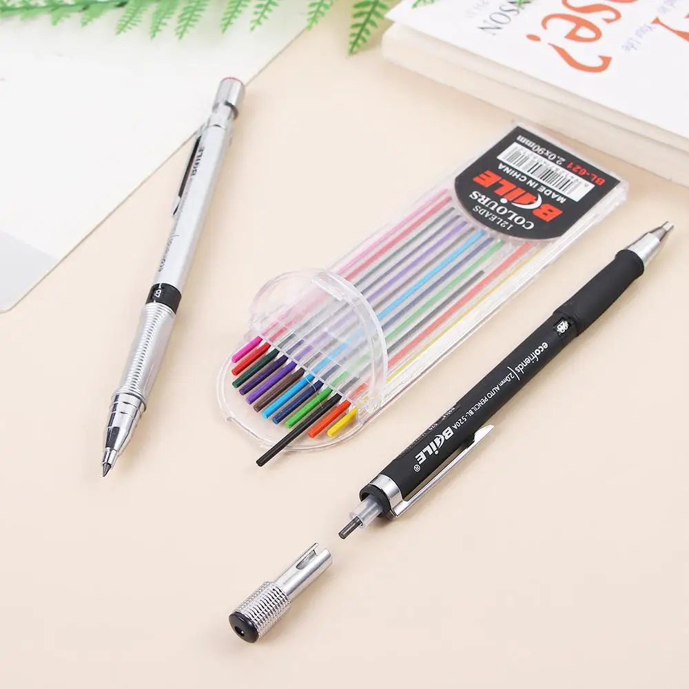 2.0mm Drawing Writing Tools Classwork 2B Automatic Pencils Mechanical Pencil Pencil Lead Stationery Supplies