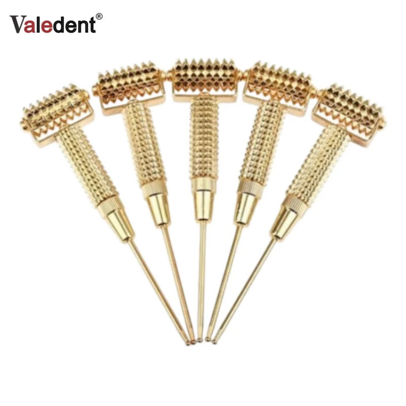Facial Reflexology Massage Tool Retractable Acupuncture Pen Double Headed Spring Ear Care Tool Point Probe Pen Massager For Face