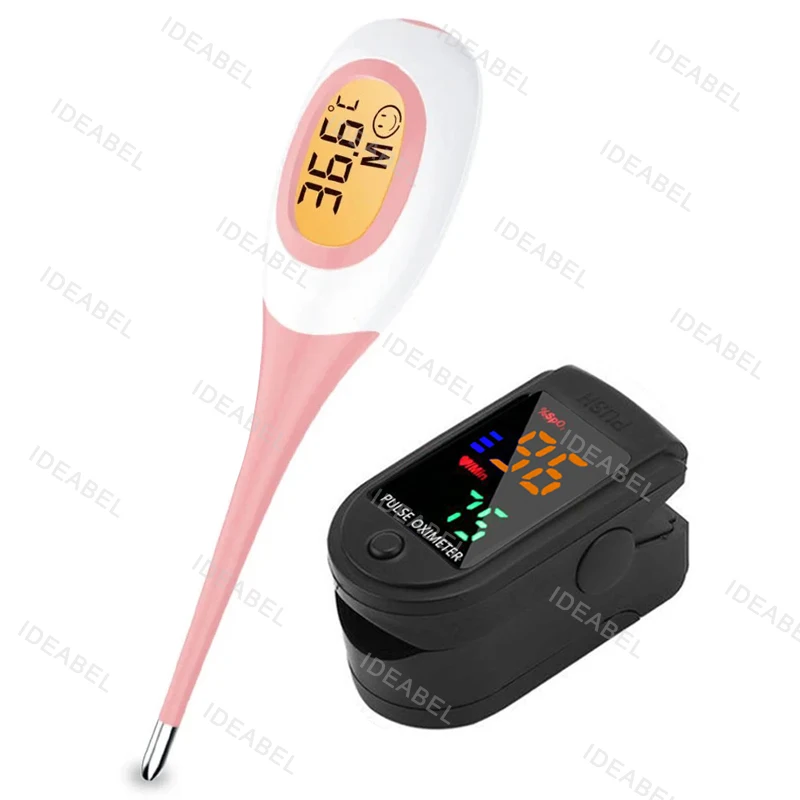 

Oral Armpit Rectal Temperature LED Display Silicone Fast 8S Thermometer for Fever Digital infrared Basal Body Thermometer