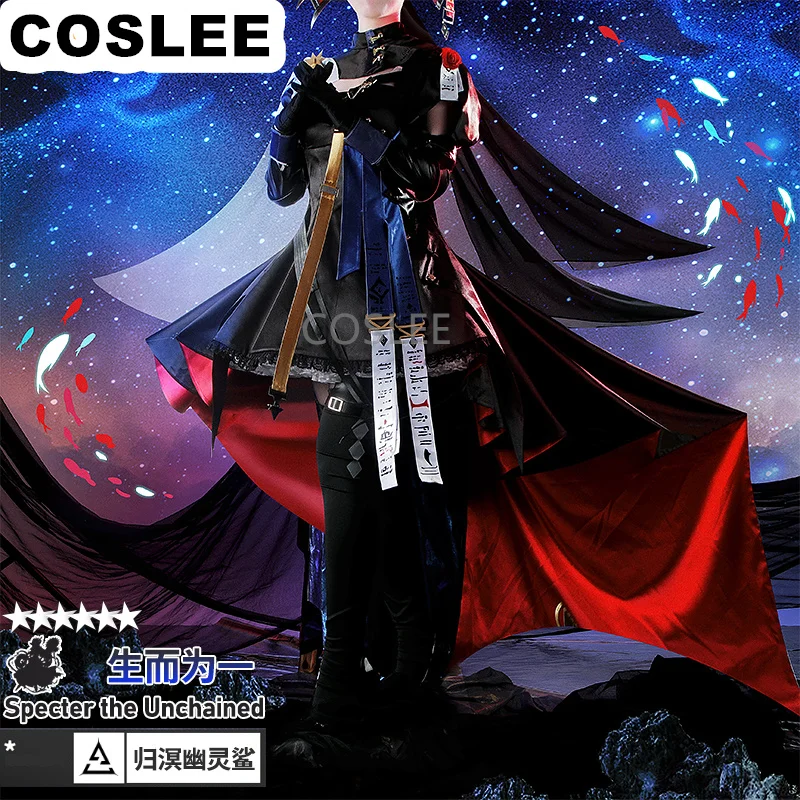 COSLEE [S-3XL] Arknights Specter The Unchained Cosplay Costume Game Suit Gorgeous Dress Uniform Halloween Party Outfit Customize