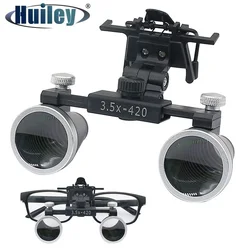 Dental Loupes 2.5X 3.5X Magnification Binocular Magnifier Dentistry Surgical Optical Glass Lens  Dentist