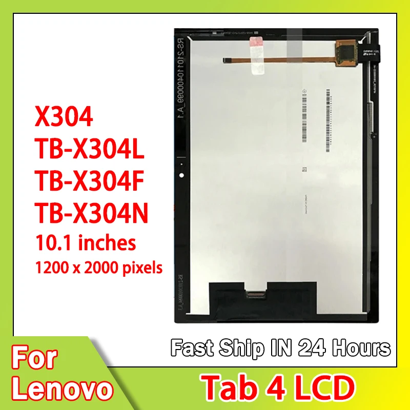 10.1 inches X304 LCD For Lenovo Tab 4 TB-X304L TB-X304F TB-X304X LCD Display Matrix Module Touch Screen Panel Digitizer Assembly