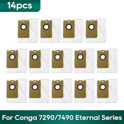 Compatible avec les sacs à poussière pour aspirateurs robots Cecotec Conga 7490/7290 Eternal Home Genesis X-Treme, pièces de rechange et accessoires.