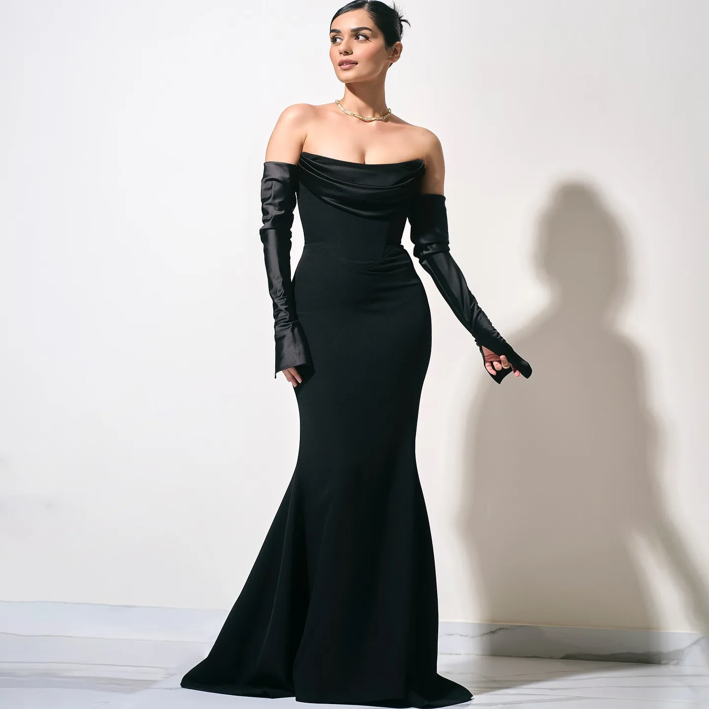 

Ele Bla Long Sve Bandage Dr Casual Cotail Par Performance Drinking Dr Knitted Fabric Slim Fit Zipper Sle