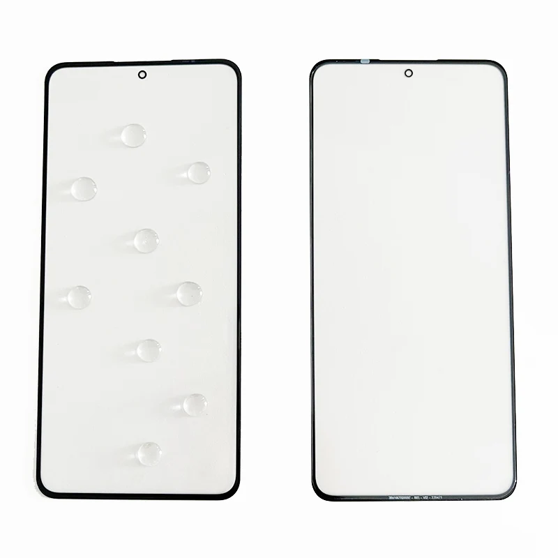 Lente de Cristal exterior LCD + OCA para Xiaomi 12T , 12T Pro, pantalla táctil, lente exterior, Panel de cubierta de vidrio, piezas de repuesto