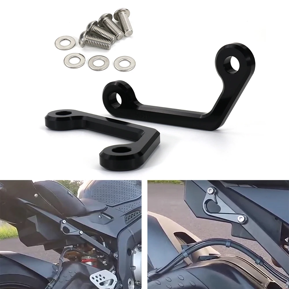 

Fit For Kawasaki Ninja ZX-6R 2009-2012 Ninja ZX6R ZX636 ZX 6R ZX 636R ABS CNC Rear Subframe Tie Down Holder Racing Hooks