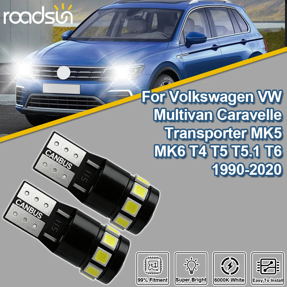 2Pcs T10 Car Led Bu…