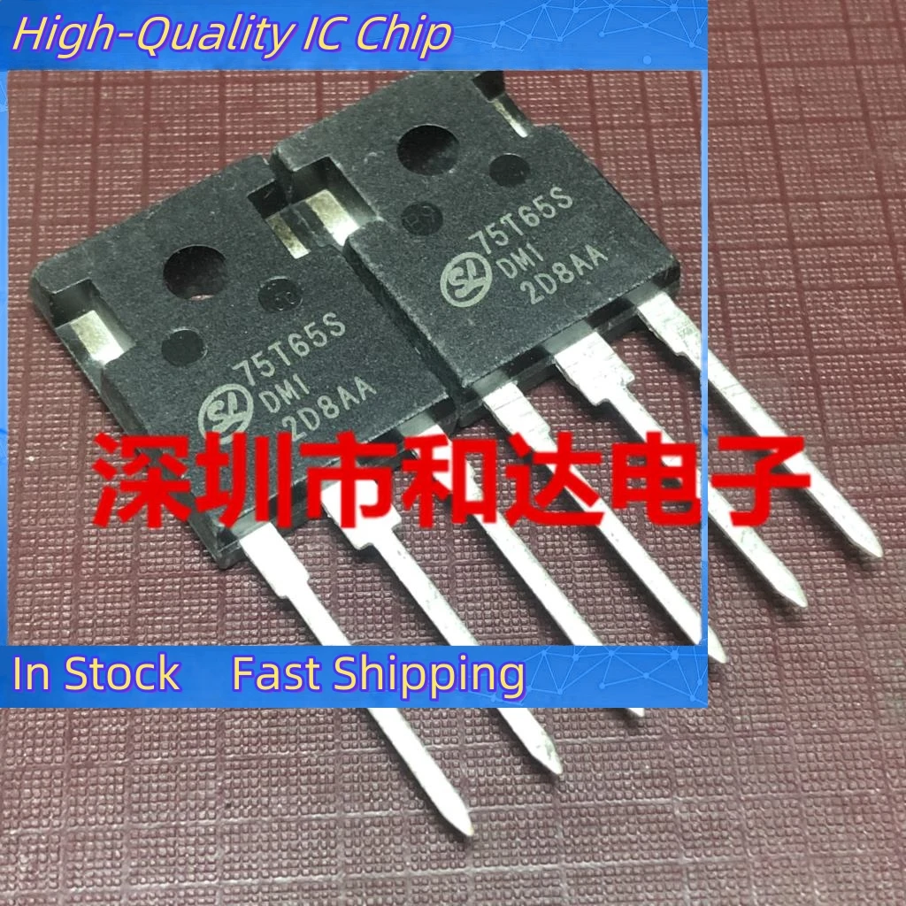 10PCS/lot 75T65SDM1 SGT75T65SDM1P7  TO-247 75A 650V IGBT  Really Stock Original Best Quality Guarantee   Can Be Purchased