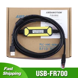 USB-FR500 for Mitsubishi FR-D/E/S/F500/E700/D800/ FR500 FR800 E540 F700 D700 Series Inverter Debugging Cable USB-FR700 USB-FR800