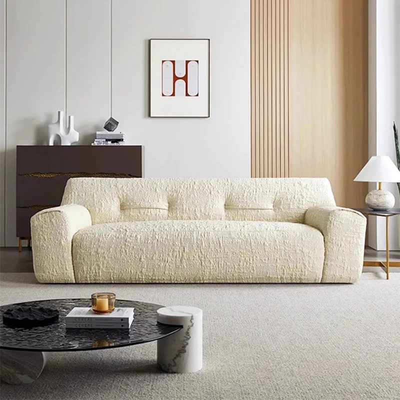 

Lazy Puffs Living Room Sofas Designer Bedroom White Nordic Outdoor Sofa Bean Bag Relaxing Human Dog Bed Divano Home Furniture