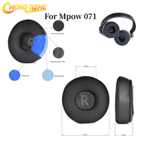 Replacement Ice gel Ear Pads For Mpow 071 Ear Pads Headphones Memory Foam Ear Cushions High Quality repair parts