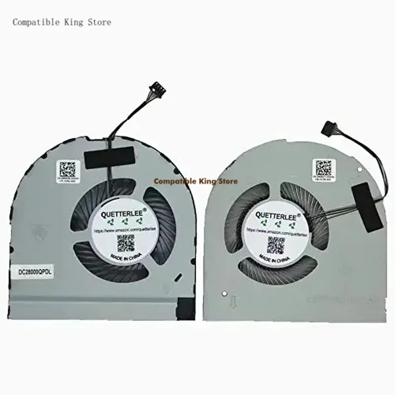 X Replacement New Laptop CPU+GPU Cooling Fan for Dell Precision 7550 7560 M7550 M7560 2020 Series  Fan