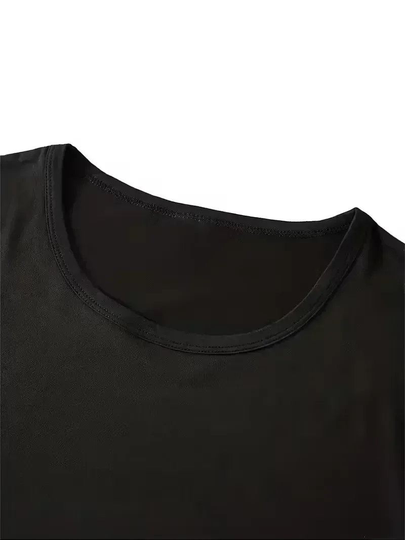 Dungeons & Dragons T-Shirt-Vintage or imprimé D20 dés et épée croisée conception hommes noir décontracté T-Shirt à manches courtes