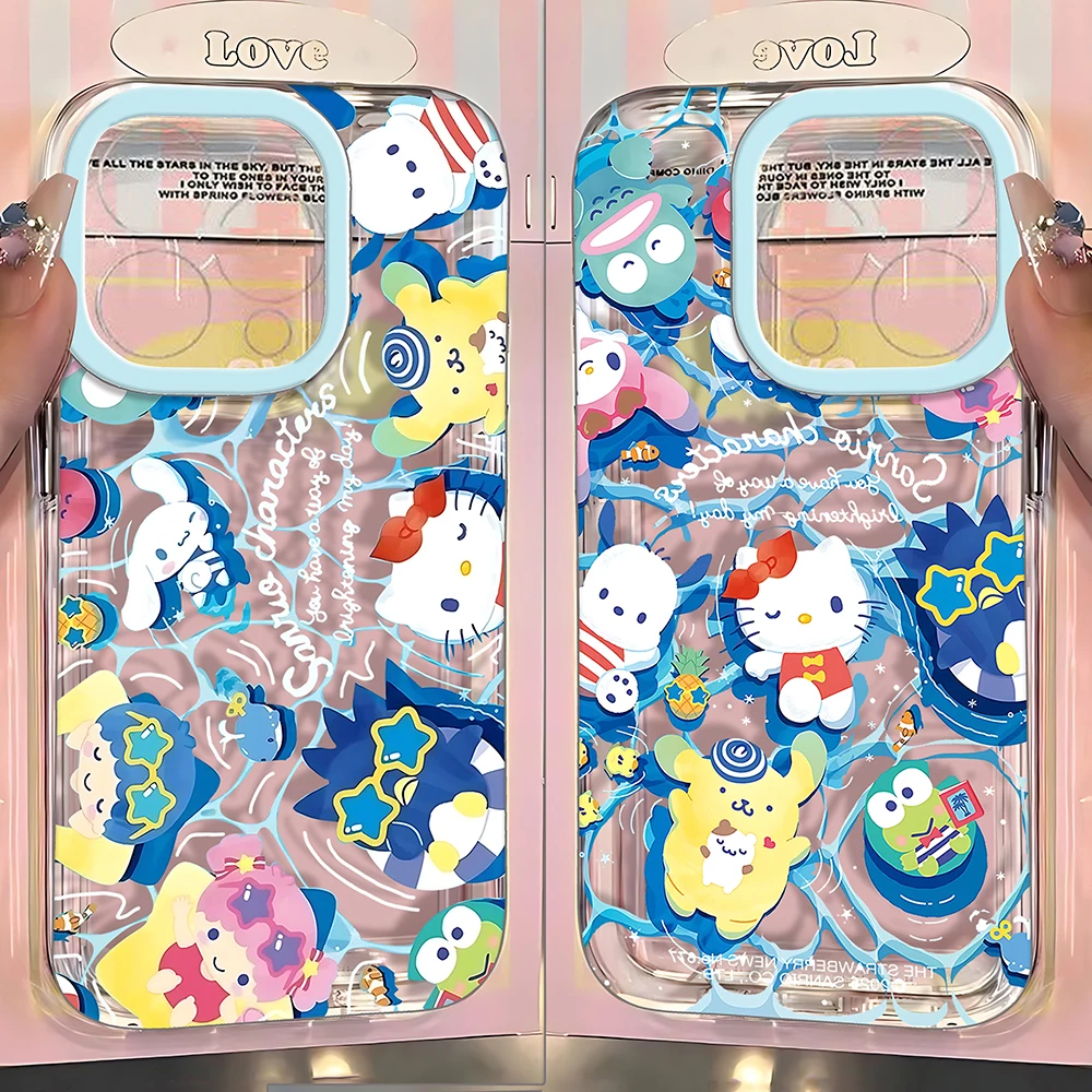 Pool Hellos Kittys Phone Case For Samsung Galaxy A37 A57 A16 A17 A36 A26 A56 A55 A35 A25 A15 A05s A54 A24 A14 A06 A05 A13 4G 5G