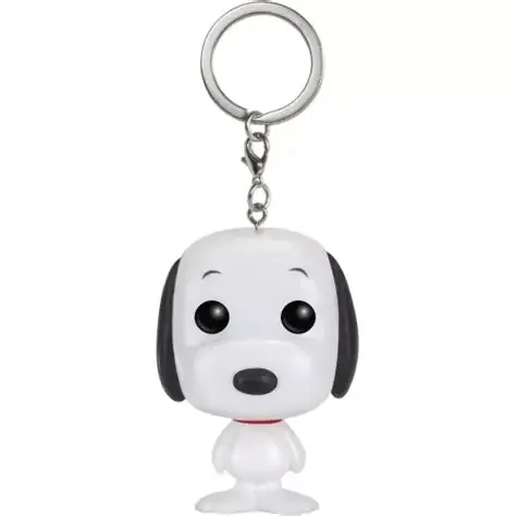 FUNKO POP New Keychain Toy Peanuts Charlie Brown SNOOPY Toy Figures Pocket POP Keychain Cute Collectible Pendants Model TOYS - view 5