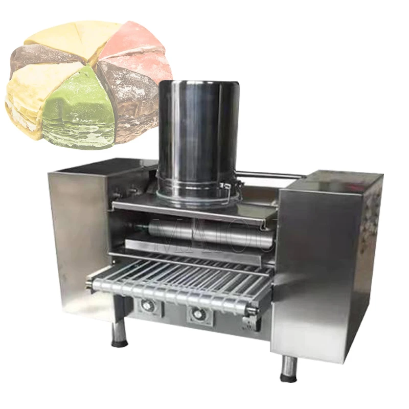 

Cake Layer Machine Roti Melaleuca Mille Crepe Chapati Tortilla Pancake Maker Bakery Equipment