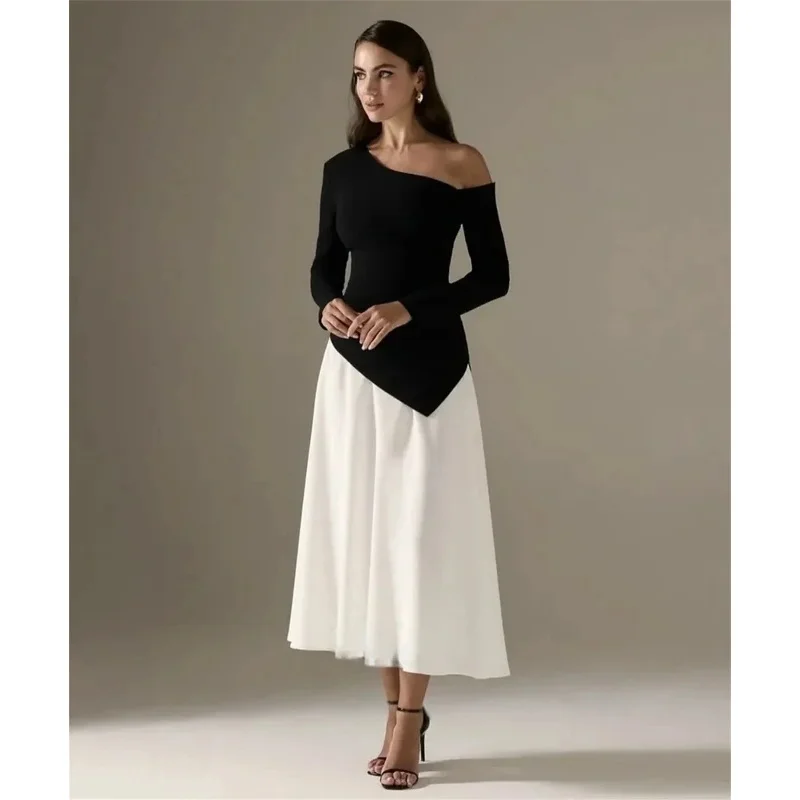 Dostosowane eleganckie najlepiej sprzedające się suknie wieczorowe na specjalne okazje długa sukienka kobieta 2025 Off-ramię sukienka na studniówkę formalna