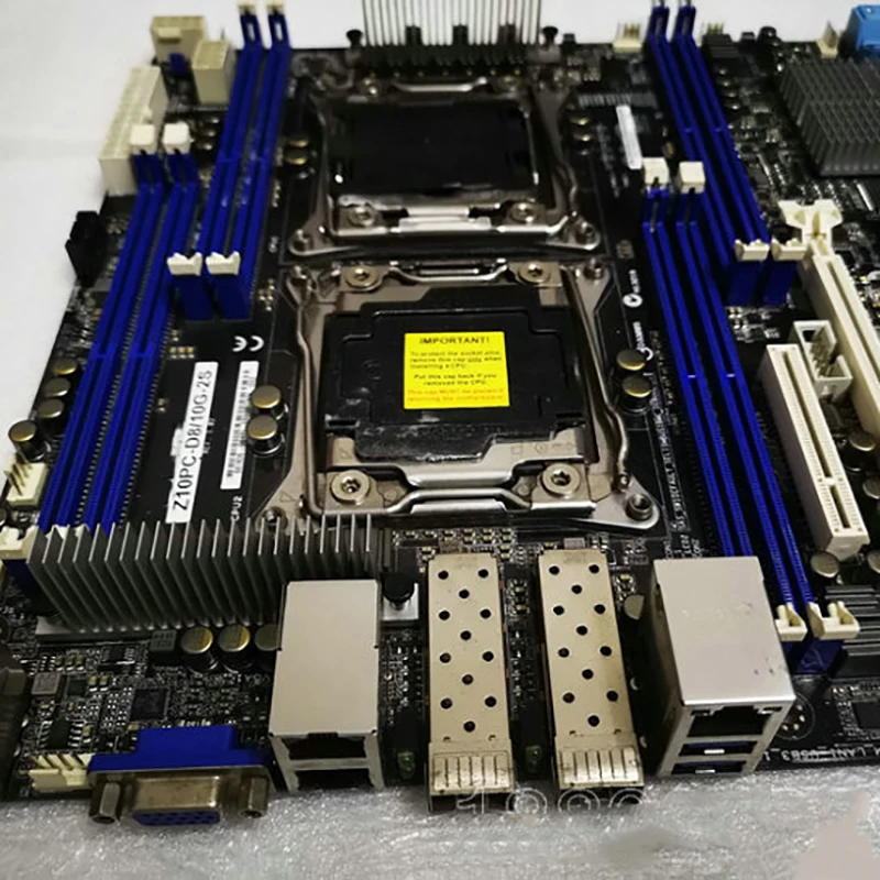 Placa base de estación de trabajo Original para Asus Z10PC-D8/10G-2S DDR4 2011-3 C612 100% prueba antes del envío