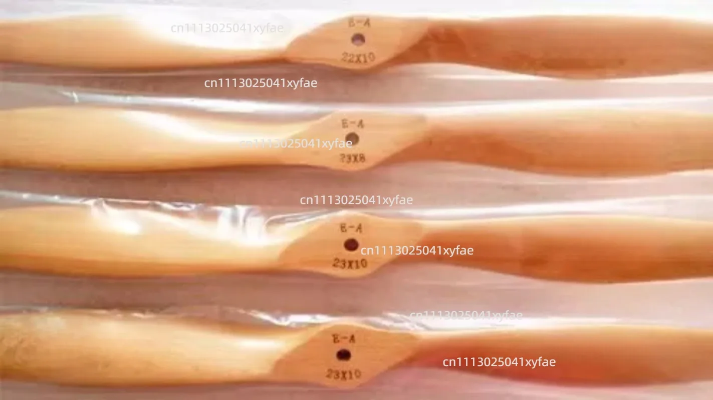 1 Pair Beech Wood Rotor Blades CW CCW 10-32 Inch Universal Replacement Parts