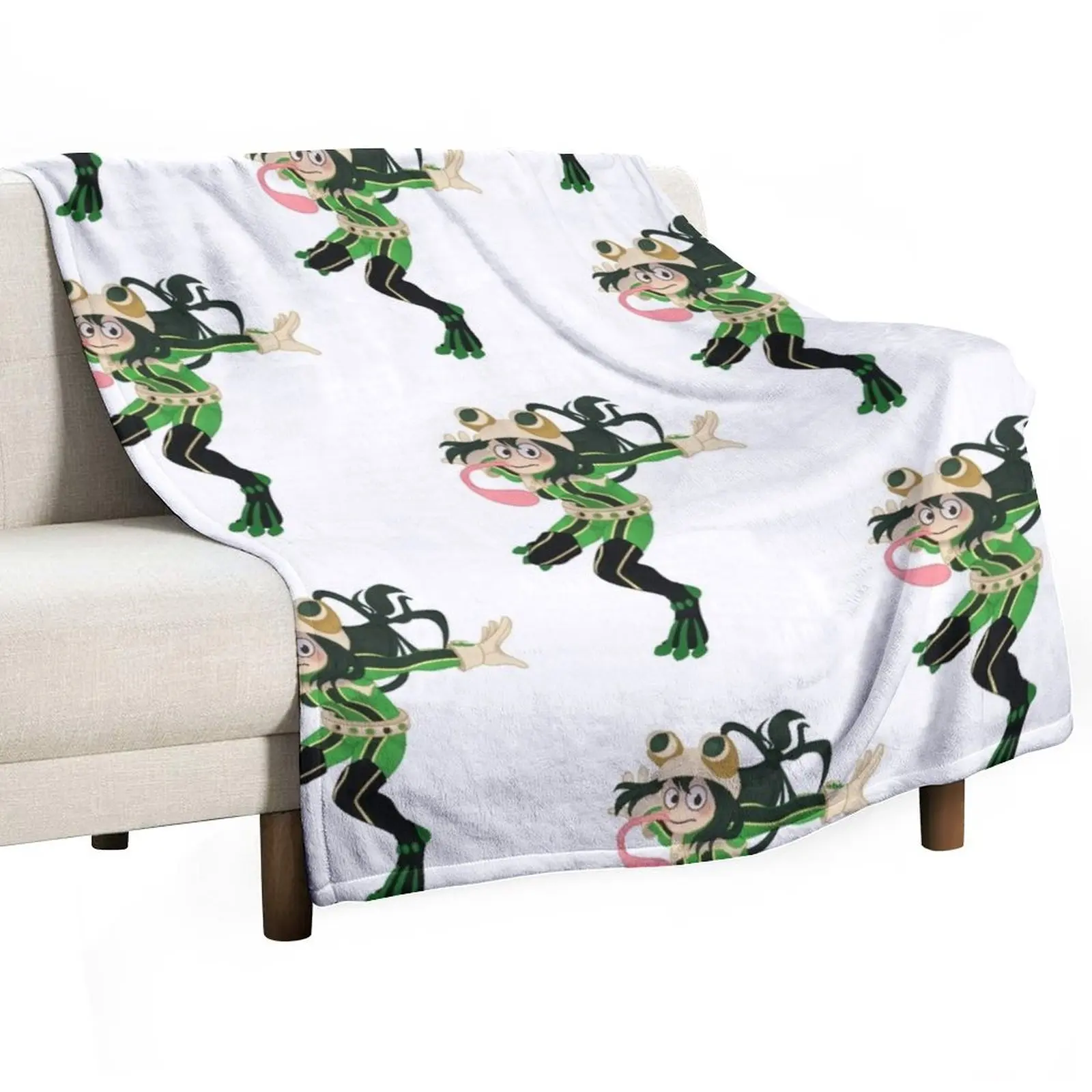 Froppy! Throw Blanket Picnic For Sofa Thin Plaid valentine gift ideas Blankets