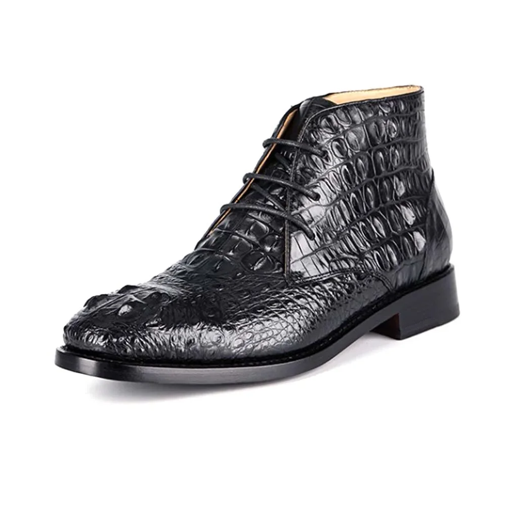 

Luolundika обувь из крокодиловой кожи, мужские ботинки, мужские ботинки высокого качества, деловые ботинки ручной работы