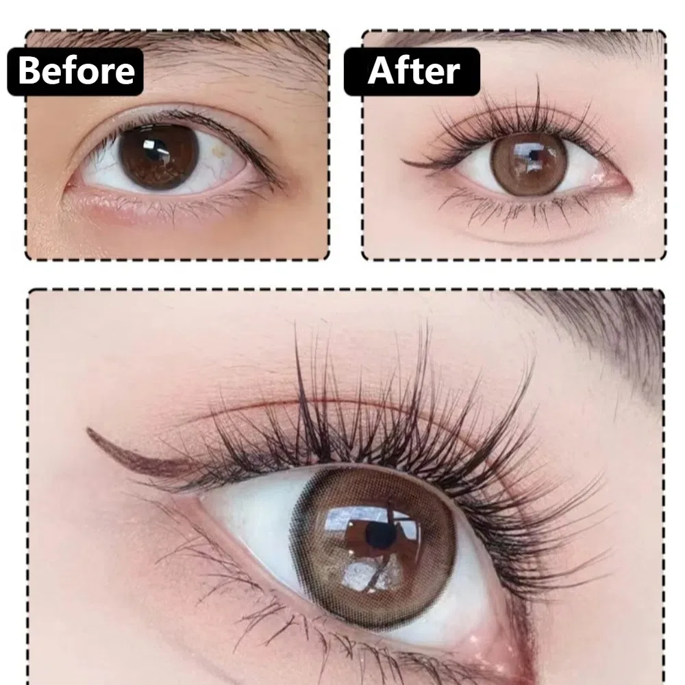 Flauschige Wispy Vollcluster Falsche Wimpern Professionelles Make-up Wimpernverlängerung DIY Flauschige Vollstreifenwimpern Frauen
