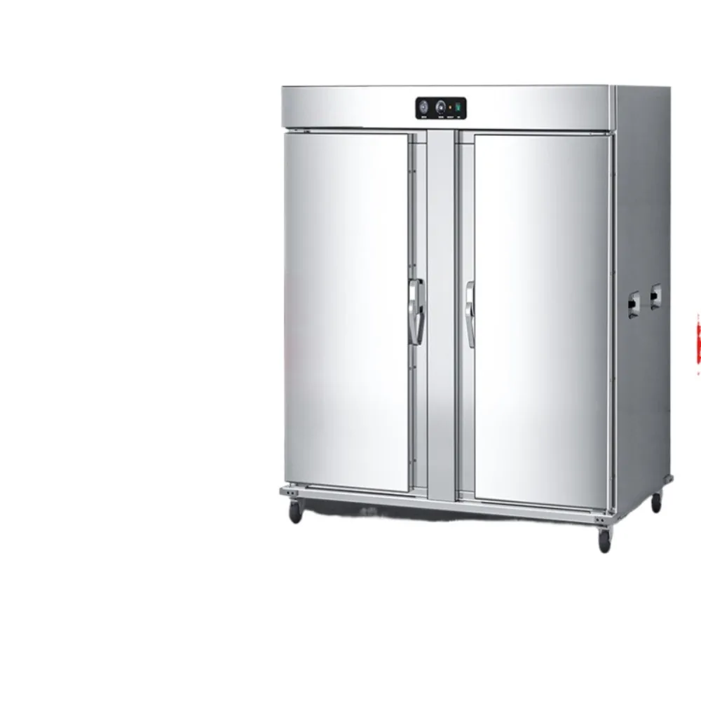 

Insulation cabinet, commercial insulation dining car Hotel canteen Banquet heating soup table Double door Kitchen