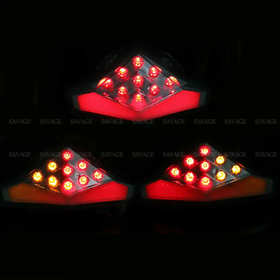 For KAWASAKI ER-6F ER-6N ER6F ER6N NINJA 650 Ninja 400R Integrated LED Tail Light Turn Signal