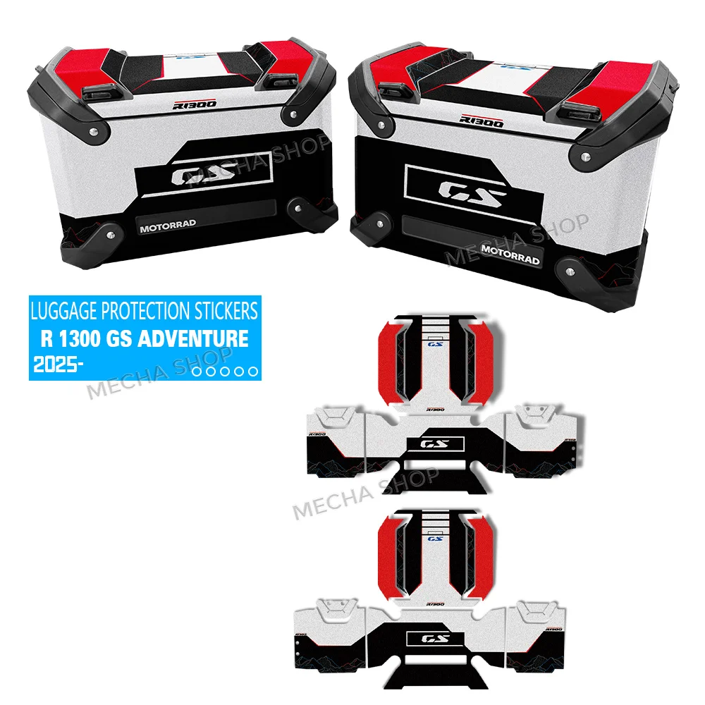 

Наклейки на кофры для мотоциклов 2026 года для R1300GS ADV R 1300 GS Adventure 2024 2025, защитные наклейки на багажные кофры, аксессуары