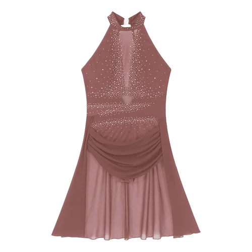 Imagen 2 del producto Vestido de baile de leotardo de Ballet para niñas, clase de baile para niños, gimnasia, danza contemporánea lírica, ropa de bailarina, vestido de actuación