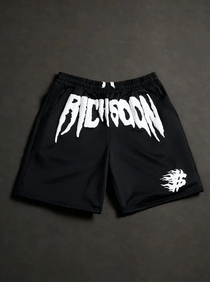 

2025 Новые мужские модные шорты с принтом, легкие роскошные уличные шорты в стиле хип-хоп, повседневные дышащие трендовые шорты премиум-класса