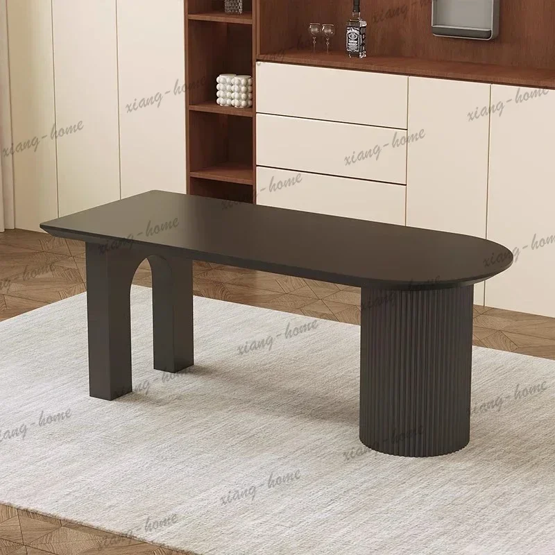 YJ Classic Contemporary Practical Distinctive Dining Table Stylish Wooden Sleek Oak Dining Table Table Maison Household Furnitur
