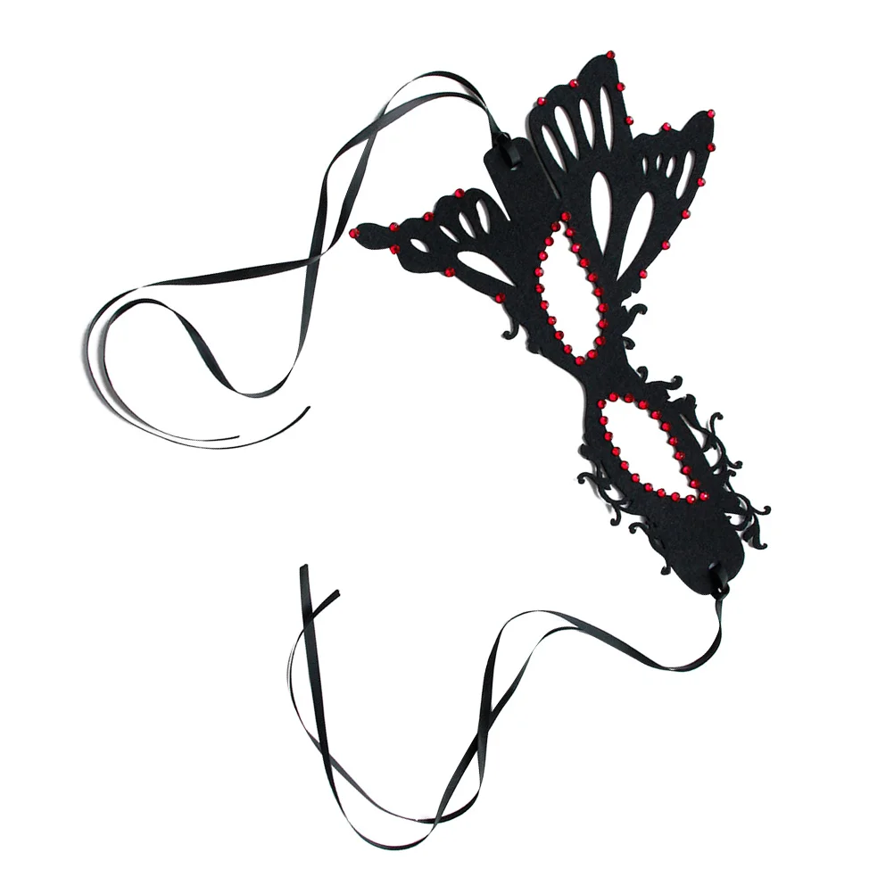 Half gezicht vlinder strass masker verstelbare riem Halloween Party maskerade masker vrouwen maskerade maskers vrouwen