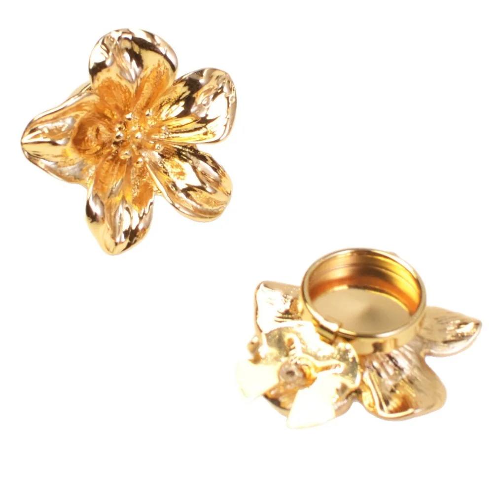 2 قطعة أغطية أزرار الموضة أزرار أكمام القميص للنساء زهرة طوق أزرار مقاطع اكسسوارات المجوهرات الزخرفية