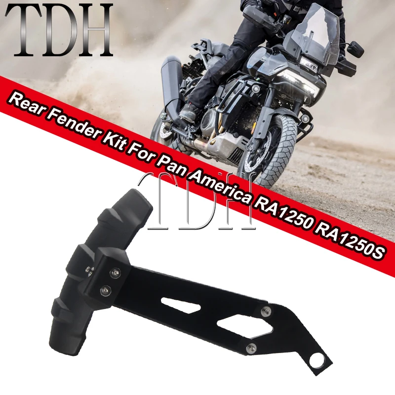 

For Harley America Pan RA 1250 RA1250 S RA1250S 2021-2024 Rear Wheel Cover Guard Fender Extension Mudguard Splash Guard Bracket