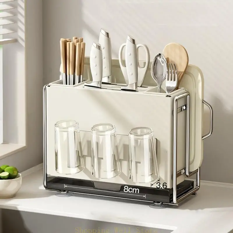 

KX4B Elegant Kitchen Rack Multipurpose Storage Solution Accessory for Culinary Tools