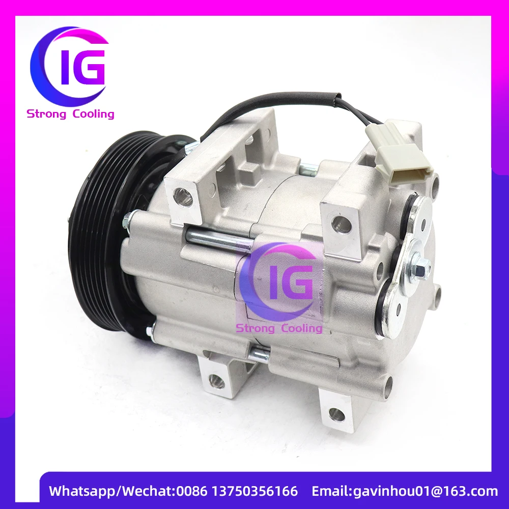 Automotive AC Compressor For Ford Bronco F-150 F-250 F-350 E-150 E-250 E-350 FS10 F4DZ-19703-AA F4DZ19703AA F0TZ19703B 6PK