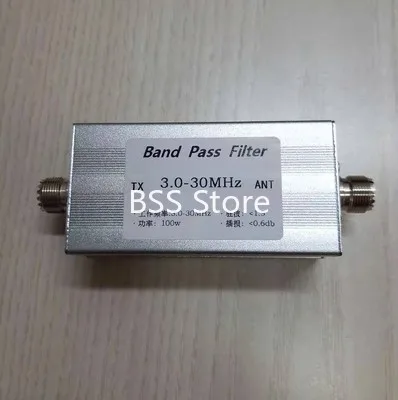 BPF-3-30 3-30MHz 3.0-30MHz band pass filter BPF filter M female LC filter Improve selectivity SNR module sensor