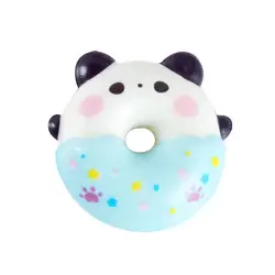 Cute Keychain Key Holder Slow Rebound Cartoon Decompression Toy Animal Donut Squeeze Toy Keychain Backpack Supplies