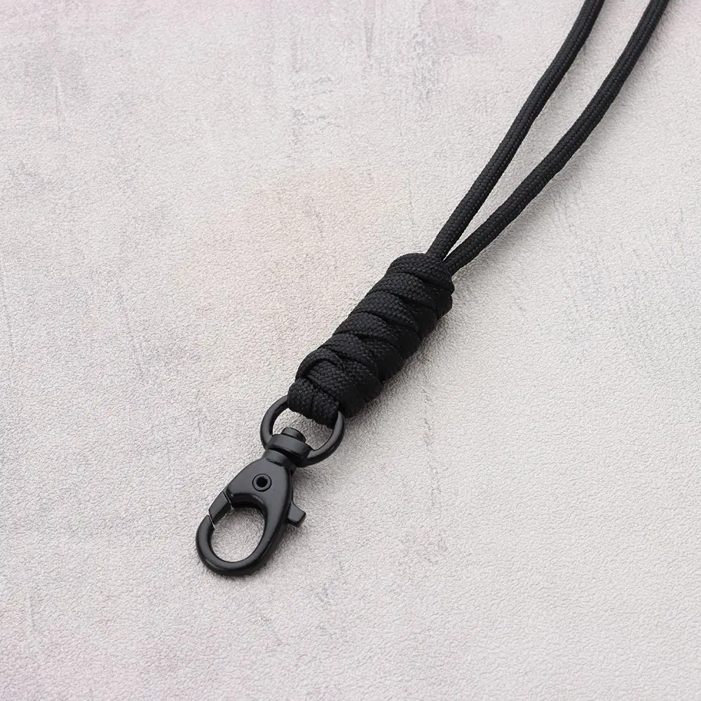 1PC High Strength Nylon Lanyard Rotatable Buckle Mobile Phone Neck Straps Necklace Keychain Lanyard ID Card Rope Accessories