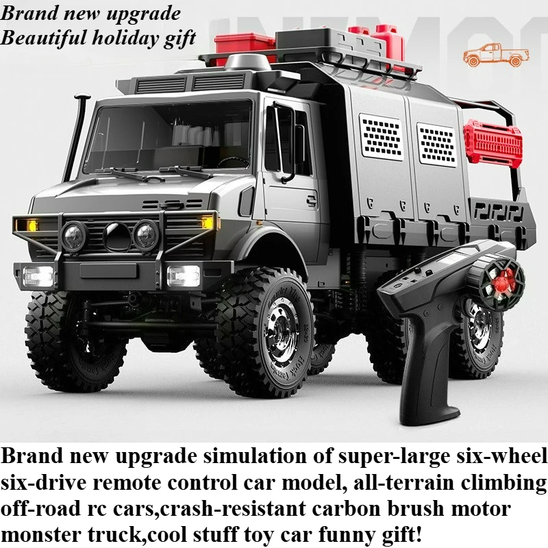Cool Stuff Toy Car Funny Gift-Kawaii 6-wheel 6WD Rc Truck,Remote Control Car,All-terrain Climbing Off-road Rc Cars,Toys for Boys